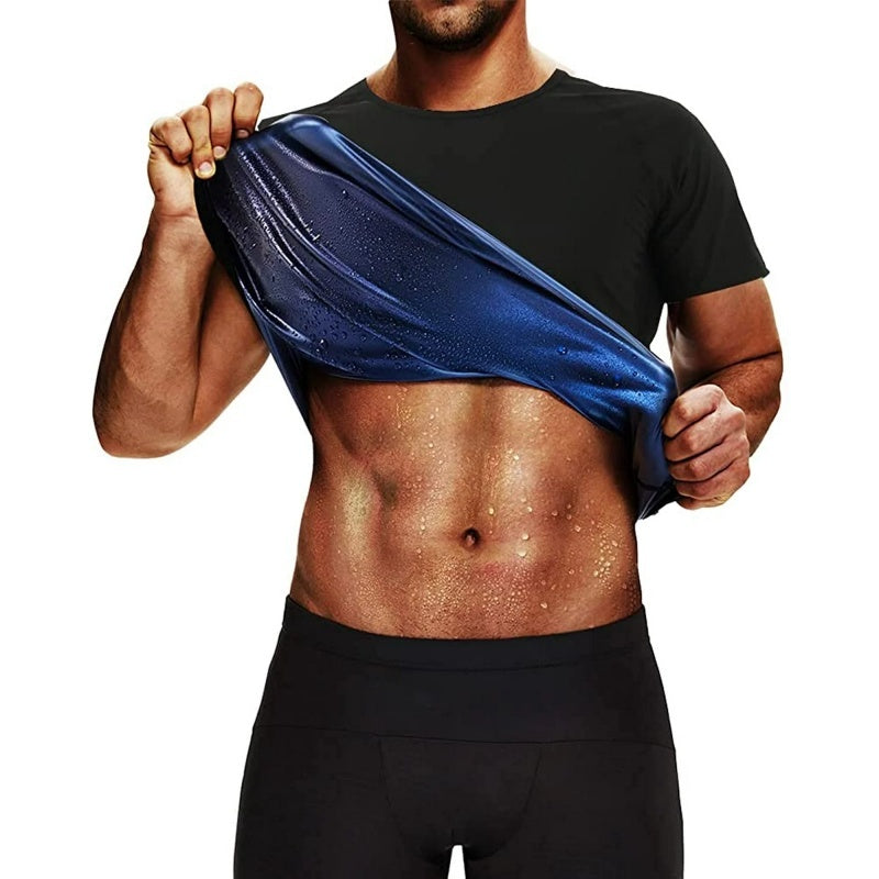 Sauna Shirt For Men Women Weight Loss Sweat Vest Suit Waist Trainer Shaper Slimming Workout Shapewear Tanks Fat Burner Shapewear